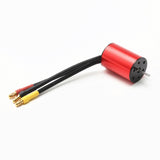 Maxbell 12 Slot RC Brushless Motor Durable 2435 Motor for 1/16 Scale Car Model Truck 4800kv