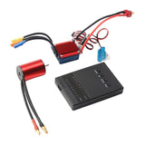 Maxbell Brushless Motor and 25A ESC and Programming Card Combo Set for 1:16 1:14 DIY 4800KV