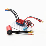 Maxbell Brushless Motor and 25A ESC and Programming Card Combo Set for 1:16 1:14 DIY 4800KV
