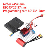 Maxbell 2440 Brushless Motor 35A ESC Combo Update Parts for 1/12 1/14 Scale RC Truck 4000KV Motor