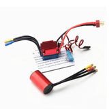 Maxbell 2440 Brushless Motor 35A ESC Combo Update Parts for 1/12 1/14 Scale RC Truck 4000KV Motor