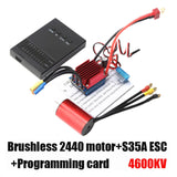 Maxbell 2440 Brushless Motor 35A ESC Combo Update Parts for 1/12 1/14 Scale RC Truck 4600KV Motor