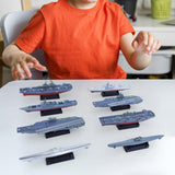 Maxbell 8x Aircraft Carrier Toy Modern 4D Assembled Ship Model for Adults Boys Gifts