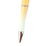 Maxbell 20Pcs Beadable Pens Kit Printable Bead Ballpoint Pen for Draw Exam Classroom Orange Yellow