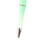 Maxbell 20Pcs Beadable Pens Kit Printable Bead Ballpoint Pen for Draw Exam Classroom Green