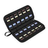 Maxbell Carrying Case for Game Cards Protector 600D Nylon Game Card Travel Carry Case