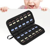 Maxbell Carrying Case for Game Cards Protector 600D Nylon Game Card Travel Carry Case