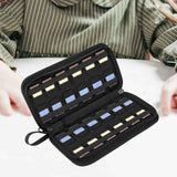Maxbell Carrying Case for Game Cards Protector 600D Nylon Game Card Travel Carry Case