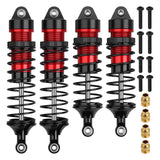 Maxbell 4 Pieces Front & Rear Shock Absorber Assembled Set for 4WD RC Car RC Crawler