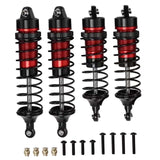 Maxbell 4 Pieces Front & Rear Shock Absorber Assembled Set for 4WD RC Car RC Crawler