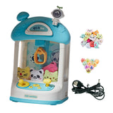 Maxbell Kids Claw Machine Lovely Electronic Small Toys for Party Birthday Gifts Green 10 Dolls