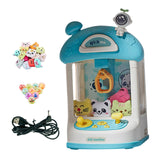 Maxbell Kids Claw Machine Lovely Electronic Small Toys for Party Birthday Gifts Green 10 Dolls