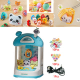 Maxbell Kids Claw Machine Lovely Electronic Small Toys for Party Birthday Gifts Green 10 Dolls