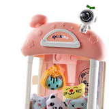 Maxbell Kids Claw Machine Lovely Electronic Small Toys for Party Birthday Gifts Pink 20 Dolls