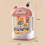 Maxbell Kids Claw Machine Lovely Electronic Small Toys for Party Birthday Gifts Pink 20 Dolls