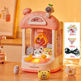 Maxbell Kids Claw Machine Lovely Electronic Small Toys for Party Birthday Gifts Pink 20 Dolls