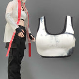 Maxbell 1/6 Scale Women Figure Vest Accessories for 12in Doll Model Soldiers Figures White