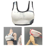 Maxbell 1/6 Scale Women Figure Vest Accessories for 12in Doll Model Soldiers Figures White