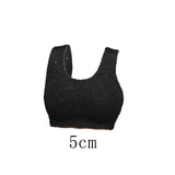 Maxbell 1/6 Scale Women Figure Vest Accessories for 12in Doll Model Soldiers Figures Black