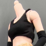 Maxbell 1/6 Scale Women Figure Vest Accessories for 12in Doll Model Soldiers Figures Black
