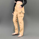Maxbell Fashion 1/6 Pants Miniature Clothing for 12in Women Action Figures Accessory Brown