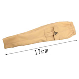 Maxbell Fashion 1/6 Pants Miniature Clothing for 12in Women Action Figures Accessory Brown