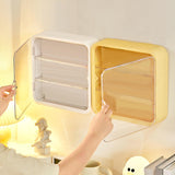 Maxbell Clear Acrylic Display Case Dustproof for Figurines Collectibles Shot Glasses Green