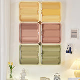 Maxbell Clear Acrylic Display Case Dustproof for Figurines Collectibles Shot Glasses Green