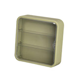 Maxbell Clear Acrylic Display Case Dustproof for Figurines Collectibles Shot Glasses Green