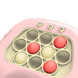 Maxbell Memory Game Machine Light up Quickly Push Game Machine for Kids Party Favors Pink Battery