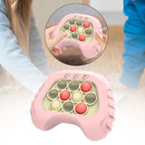 Maxbell Memory Game Machine Light up Quickly Push Game Machine for Kids Party Favors Pink Battery