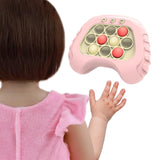 Maxbell Memory Game Machine Light up Quickly Push Game Machine for Kids Party Favors Pink Battery
