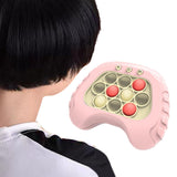Maxbell Memory Game Machine Light up Quickly Push Game Machine for Kids Party Favors Pink Battery