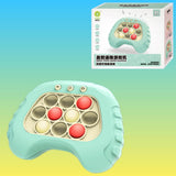 Maxbell Memory Game Machine Light up Quickly Push Game Machine for Kids Party Favors Green Battery