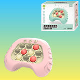 Maxbell Memory Game Machine Light up Quickly Push Game Machine for Kids Party Favors Pink USB