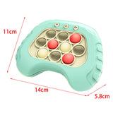 Maxbell Memory Game Machine Light up Quickly Push Game Machine for Kids Party Favors Green USB