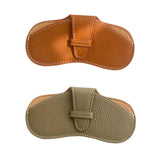 Maxbell Soft Glasses Case Durable Lightweight PU Leather for Women Men Camping Brown