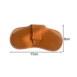 Maxbell Soft Glasses Case Durable Lightweight PU Leather for Women Men Camping Brown