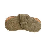 Maxbell Soft Glasses Case Durable Lightweight PU Leather for Women Men Camping Gray