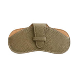 Maxbell Soft Glasses Case Durable Lightweight PU Leather for Women Men Camping Gray