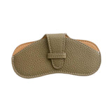 Maxbell Soft Glasses Case Durable Lightweight PU Leather for Women Men Camping Gray