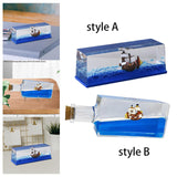 Maxbell Animal Decorative Home Fluid Ship Decoration Desktop Fluid Liquid Surge Toys style A