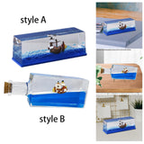 Maxbell Animal Decorative Home Fluid Ship Decoration Desktop Fluid Liquid Surge Toys style A