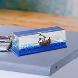 Maxbell Animal Decorative Home Fluid Ship Decoration Desktop Fluid Liquid Surge Toys style A