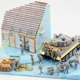 Maxbell 1/35 Architecture Wooden Layout Diorama Sand Table House Floor Base