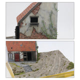 Maxbell 1/35 Architecture Wooden Layout Diorama Sand Table House Floor Base