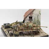 Maxbell 1/35 Architecture Wooden Layout Diorama Sand Table House Floor Base