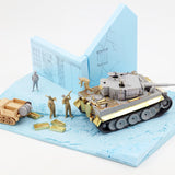 Maxbell 1/35 Architecture Wooden Layout Diorama Sand Table House Floor Base
