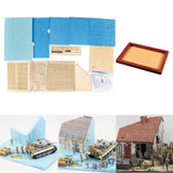 Maxbell 1/35 Architecture Wooden Layout Diorama Sand Table House Floor Base