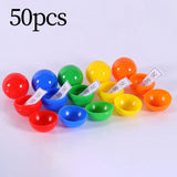 Maxbell 50Pcs Bingo Ball Durable Equipment Lottery Balls for Company Birthday Family